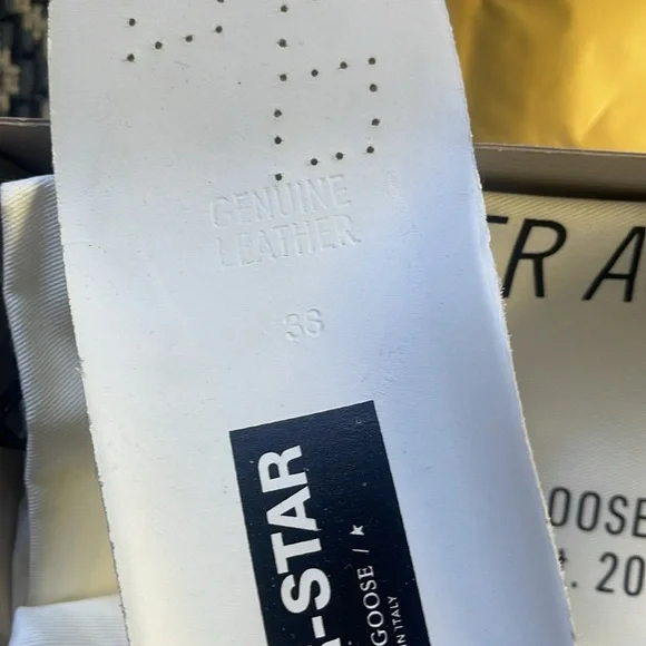 NIB Sz 38 Golden Goose Limited Edition Superstar Pen-Star Glitter, Camouflage - Picture 5 of 12